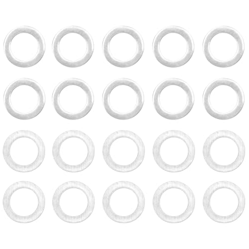 100Pcs ShareGoo Stainless Steel Washer 5x8x0.5mm Thin Shim Compatible with Traxxas RC Car,Replacement of Part 1985