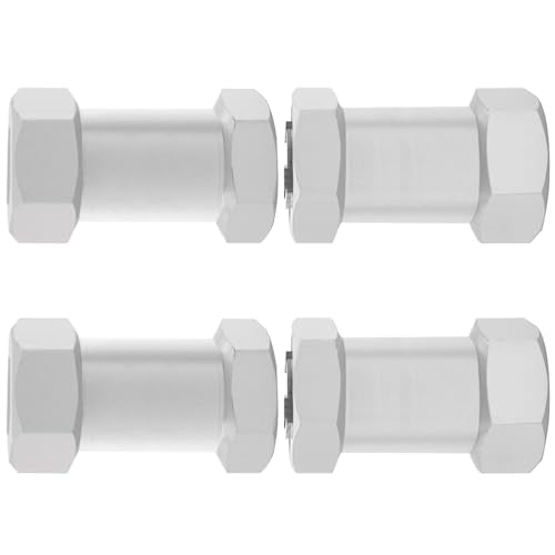 Alloy 12mm Wheel Hex Hub 15mm/20mm/25mm Offset Extension Drive Adapter Compatible with Axial SCX10 Wraith Gen7 Gen8 D90 Jeep Wrangler 1/10 RC Crawler (25mm) - size: 25mm