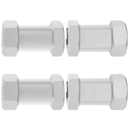 Alloy 12mm Wheel Hex Hub 15mm/20mm/25mm Offset Extension Drive Adapter Compatible with Axial SCX10 Wraith Gen7 Gen8 D90 Jeep Wrangler 1/10 RC Crawler (25mm) - size: 25mm