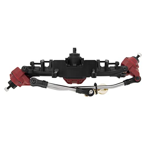 MEUS RACING SCX10 Axles Front & Rear Portal Axles for Axial SCX10 SCX10 II 1/10 RC Crawler Upgrade Pasrts, Nylon Axles with Steel Gears and Metal Bearings（Red） - color: Red