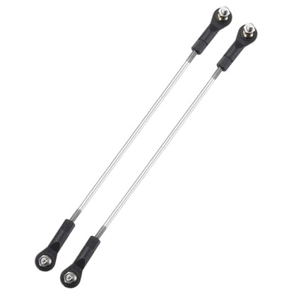 MECCANIXITY 2Pcs Adjustable Turnbuckles Camber Link, 164-174mm Turnbuckle Rod Steering Servo Linkage with M3 Ball Head Rod Ends for RC Car Replace Parts - size: 164-174mm