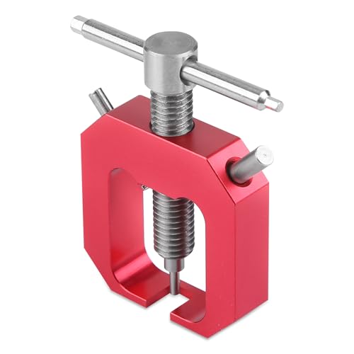 Mini Gear Pullers, RC Pinion Bearing Puller Stainless Steel Small Gear Puller Professional Tool Remover for RC Drift Wheels Motor Upgrade, Mini Gear Puller for RC Car Fan(Red) - color: Red