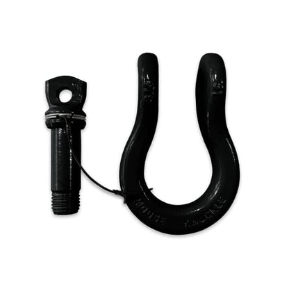 B'oh Spin Pin 3/4” Recovery Shackle | 10,000 lbs Capacity - High-Strength Carbon Steel with 7/8" Pin Recovery Gear Towing Accessories - Pin Style : Screw, Black Hole - color: Black Hole