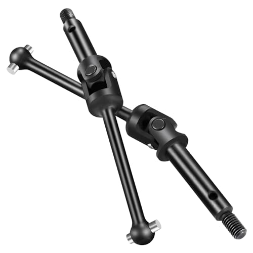 Steel Front Rear Steering CVD Drive Shafts Driveshafts Cups | Upgrades, For Losi 1/18 Mini LMT 4WD 4X4 Brushed Monster, RC Truck