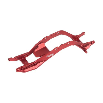 Hobby Details Aluminum Rear Axle Gear Box Skid Link Wheel Upgrade Set for 1/30 Axial SCX30 Jeep Wrangler RC Cars, Red (Chassis Stock Body) - color: Chassis Stock Body