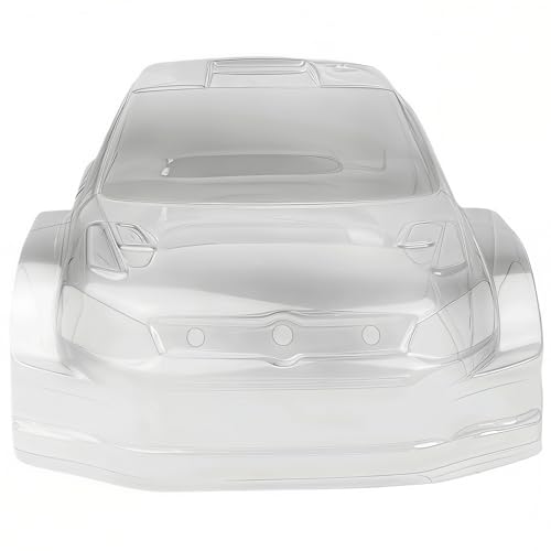 Transparent RC Car Body Shell Replacement, Clear Spare Body Housing for 1/12 Scale RC Vehicles (Compatible with P12-Style Chassis)