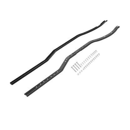 RC Car Frame Parts For Axial For SCX10 90027 II 90046 90047 2Pcs/Set Steel Chassis Frame Rails RC Car Crawler Truck Vehicle Parts Upgrades Replacement