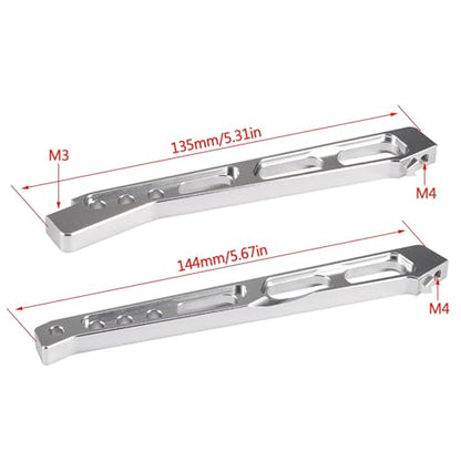 for Arrma for Mojave 6S for Blx 4Wd for Desert Truck Ara320620 1/7 Rc Car Aluminum Front Rear Chassis Brace Support Mount Set Upgrade Parts RC Car Repair Kit