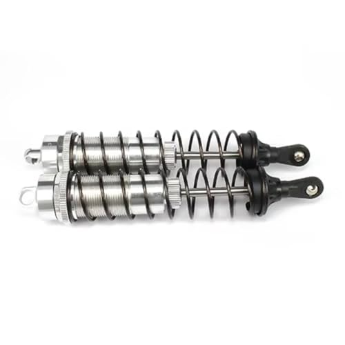 Rc Damper Shock Absorber for Hpi 1/8 Aluminum Adjustable RC Shock Absorber Damper 140mm Rc Car for Buggy Truck Crawler Accessories Upgrades Parts Replacement Use(Silver) - size: Silver