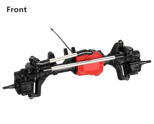 TRX-4 Portal Axle Set Upgrade, Complete Nylon Front Rear Axles with Differential Lock for 1/10 RC Car Crawler TRX-4 Defender Bronco TRX4 Chassis DIY