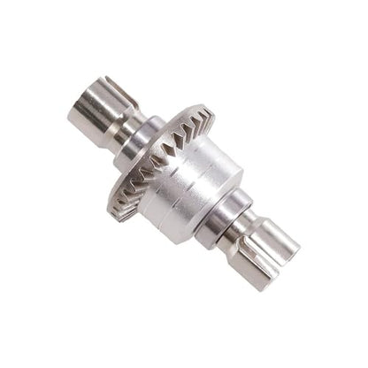 COMODO Metal Differential Gear Set for 1/16 1/14 RC Cars – Front & Rear Replacement Drivetrain Parts Compatible with Models(Silver) - color: Silver