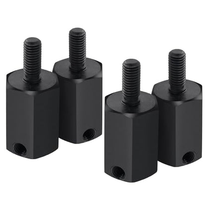 MORLORDY 4Pcs Steel RC Wheel Hex Hubs +20mm Extenders Counterweight Hex Adapters for 1/6 RC Rock Crawler Axial SCX6 AXI05000 Upgrade Part