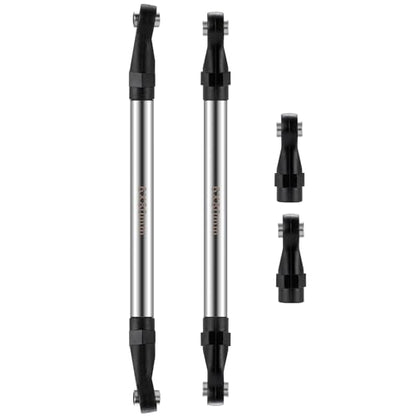 Straight Chassis Links - Stainless Steel Link Set High Clearance Linkage Link Rod with Plastic Rod Ends 50mm-100mm Compatible with 1/10 RC Crawler Axial SCX10 II III TRX4 (80mm) - color: 80mm