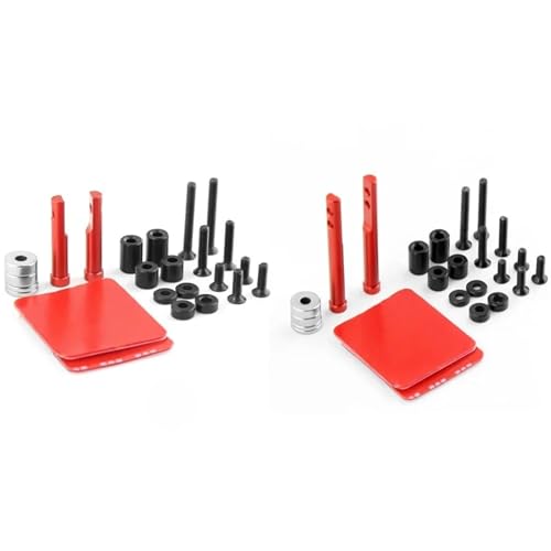 RC Crawlers Components for 3Racing for Sakura D5S D5 D5MR for YOKOMO YD-2 YD2 for MST Invisible Fixed Mount RC Car Body Post Magnet Upgrade Part - color: Red