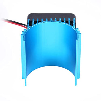 Rc 1 16 Heatsink 24Mm Coolg 4×4×4 Universal Cooling Fin Set Heat Sink with Fan for 1 10 Rc Car 4074 4274 1515 Motor, NOENNULLysvqa3ob06