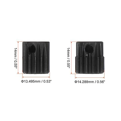 HARFINGTON 32P Hardened Pinion Motor Gear Set 5pcs 15T 16T Fit 5mm RC Motor Shaft 0.8 Metric Pitch 32 Pitch Gears for RC Car, with Hex Key - style: 15T 16T
