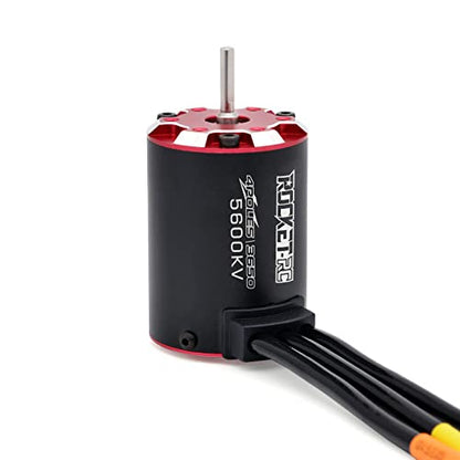 Surpass Hobby 3650 Brushless Motor, 5600kv Shaft 3.175mm Rc Motor for 1/10 RC Car Vehicle - size: 5600kv