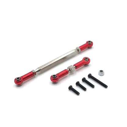 RC Repair Parts Compatible with MN D90 D99 for MN-90 FJ-45 1/12 RC Car Crawler Metal Adjustable Steering Linkage Servo Link Pull Rod Turnbuckle(Blue) - size: Blue
