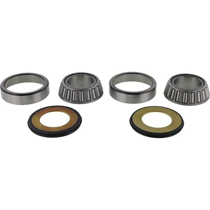All Balls Racing 22-1021 Steering Bearing Kit, Silver | OEM replacement, fits Montesa 315R 4RT XR200R CR80R XR600R CRF150F, 125 450 480 engines, for atv, 22-1021