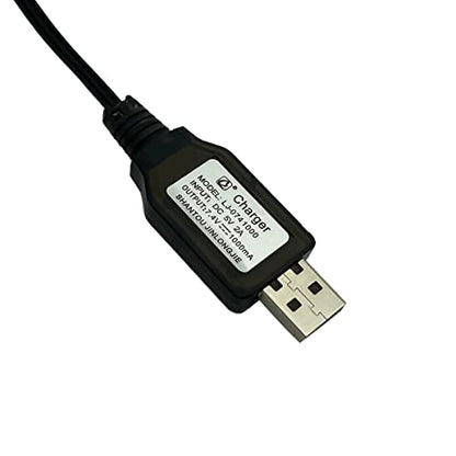 3Packs 7.4V 2S LiPo Battery USB Charger Cable 1A Fast Charging with XH-3P Connector for RC Car Truck Rock Crawler FPV Drone Airplane Boat Racing Quadcopter Helicopter Airsoft SCX24