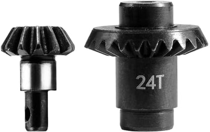 12/24T Front Rear Axles Gear Set for 1/24 Crawler FMS FCX24 FCX18 RC Upgrade Hardened Alloy Steel Stock Gear Speed
