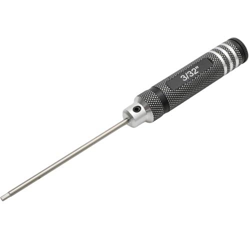 0.05" 1/16" 3/32" 5/64" SAE Hex Srewdriver with Anti-slip Handle Repair Tools Hexagonal Wrench Screw Driver for DIY Model Modified - color: 3 to 32inch