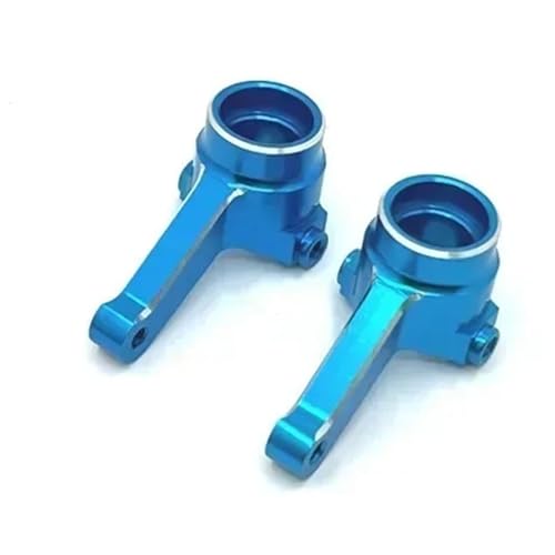 Steering Knuckle Models For LC For Racing PTG-2 PTG-2R OP 1/10 Metal Upgrade Front Steering Cup RC Model Crawler Car Truck For Buggy Accessories Parts(Blue)