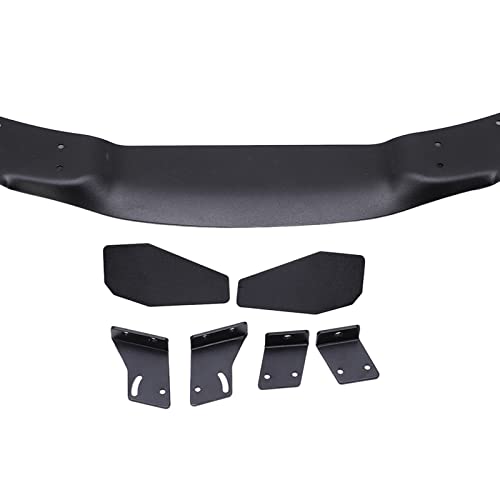 Aluminum Alloy Rear Spoiler Wing for 1/10 RC On Road Racing Drift Car, Universal RC Tail Wing with Bolt - On Design, Powder Coated Black Rear Wing for HSP Kyosho