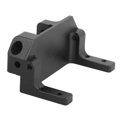 SUNGOOYUE Servo on Axle Mount, Aluminum Alloy Portal Axle 4-Link Suspension 1/10 RC Crawler Car Upgrade Parts for SCX10 III AR45P Third Generation (Black) - color: Black