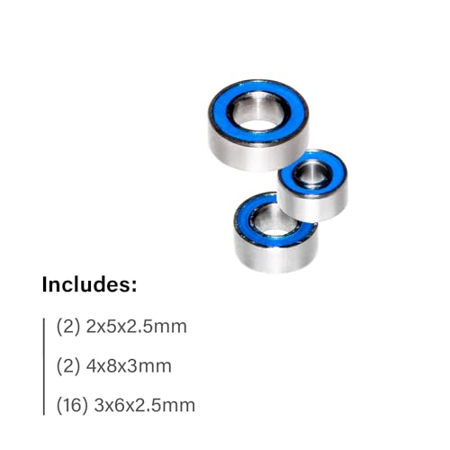for Axial SCX24, Deadbolt, Wrangler, and 1967 C10 Bearings Kit