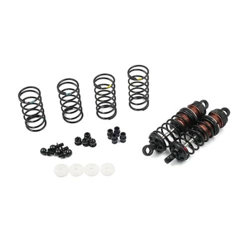 Rc Special Shock Absorber 65MM 1/10 2PCS Aluminum Big Bore GO Damper Set RC Car Offroad for Buggy Tracked Vehicle Parts and Accessories Upgrade Replacement and Use(Yellow) - size: Yellow