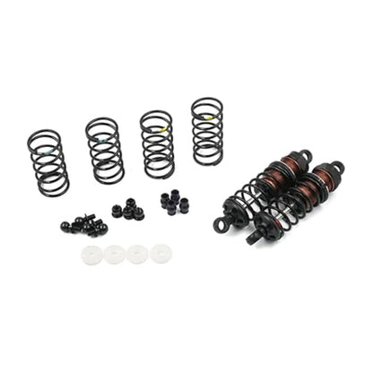 Rc Special Shock Absorber 65MM 1/10 2PCS Aluminum Big Bore GO Damper Set RC Car Offroad for Buggy Tracked Vehicle Parts and Accessories Upgrade Replacement and Use(Yellow) - size: Yellow
