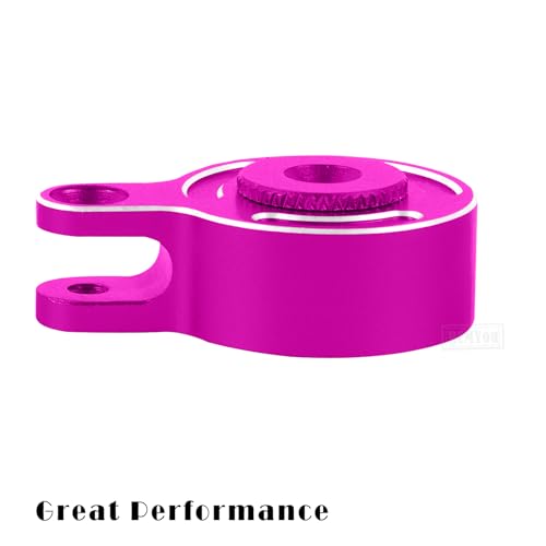RC Aluminum Fixed Link Steering Servo Saver Upgrades Part for 1/8 Typhon 3S BLX 1/10 Big Rock Granite Senton 3S BLX Kraton Outcast 4S BLX,Pink - color: Pink - (Upgrades Part)