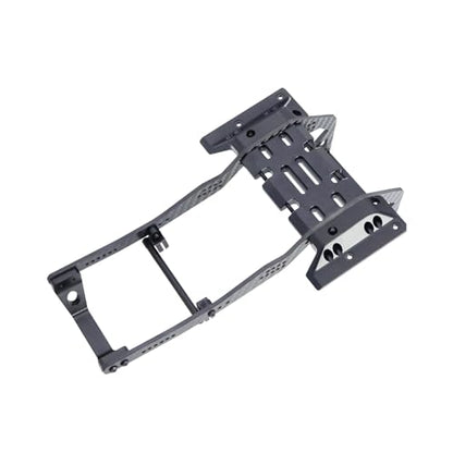 High Clearance Carbon LCG Chassis Kit Fiber Carbon Rails Body Mount Front Rear Chassis Brace Skid Plate Sliders Upgrade Parts (Body Mount - Rear)