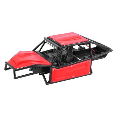 GLOBACT RC Body Shell Nylon Chassis Kit for 1/18 TRX4M (Red) - color: Red