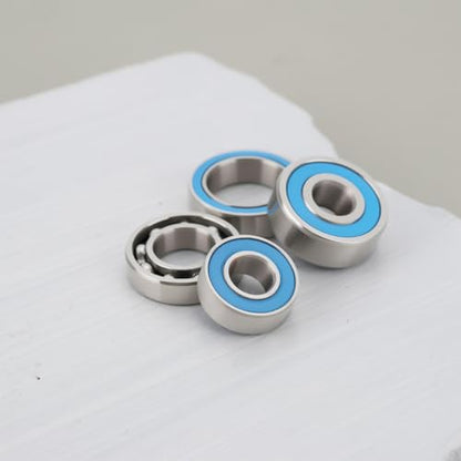 16PCS RC Off-Road Car Front and Rear Bearings Kit 5x11x4 mm 7x14x3.5mm Open 5x14x5mm 10x15x4mm Compatible with Axial SCX10.2 SCX10 II Ar44