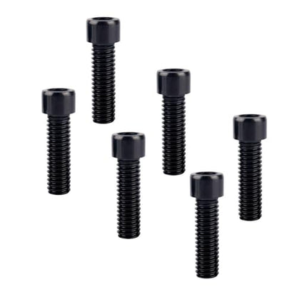 6Pcs Bike Screws M6x10 12 16 18 20 25 30 35mm Stainless Steel Socket Head Cap Allen Hex Bolt (Black, M6 x20mm) - color: Black, size: M6 x20mm