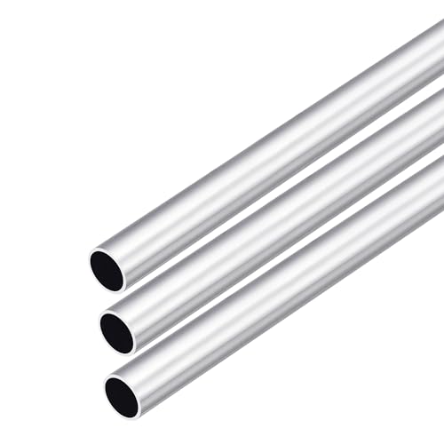 DMiotech 3Pack (13mm OD x 11mm ID) 6063 Aluminum Round Tube 300mm Length Industry Metal Tubing for Machinery Frame Construction DIY Projects - size: 13mm x 11mm x 300mm