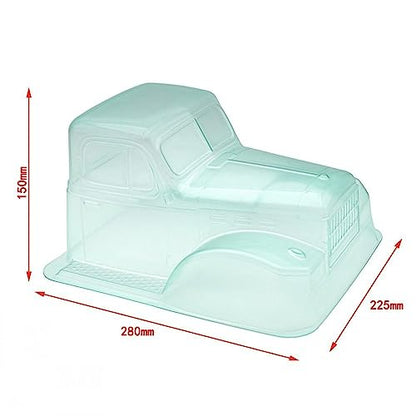 Qianly Transparent Clear Body Shell, RC Clear Body for 1/10 Model Car Truck Vehicles