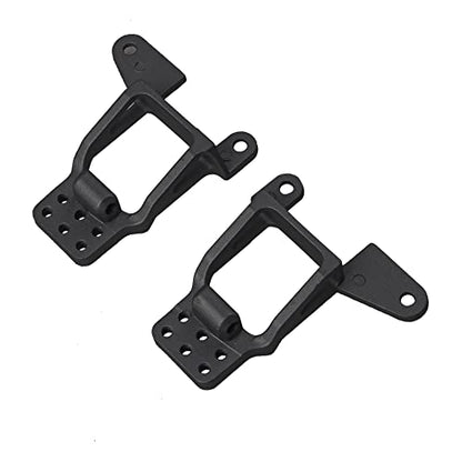 RC Shock Towers Mount Front & Rear Shock Tower Shock Absorbers Mount Bracket Compatible with Traxxas TRX-4 Bronco 1/10 RC Crawler Upgrade Parts (Black) - size: Black