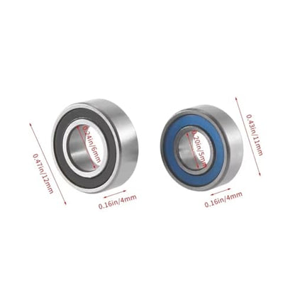 Compatible with Tamiya for King for Hauler 1/14 Rc Car Truck Trailer Semi Upgrade Parts 30Pcs Sealed Bearing Kit RC Parts