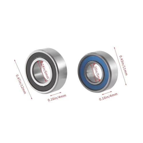 Compatible with Tamiya for King for Hauler 1/14 Rc Car Truck Trailer Semi Upgrade Parts 30Pcs Sealed Bearing Kit RC Parts