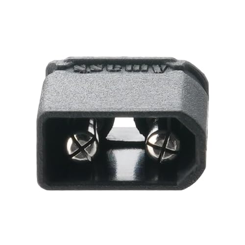 ELFCULB 10pcs Amass XT30UPB-M Connectors, XT30 Upgrade Male Power Connectors for Mini UAV, RC and Robotics Applications (Black) - color: 10pcs XT30UPB