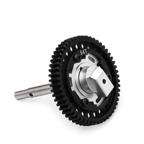 RC Transmission Main Gear and Input Shaft Set with Large Bearing Cush Drive for 1/5 1/6 Scale RC Cars(54T) - color: 54t