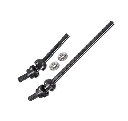 RC Car Transmission Shaft for SCX10 III for AR45P Offset Portal Axle 1/10 Steel Constant Velocity Driveshift 3-Joint CVD with Bearing Drive Shaft Upgrade RC Car Crawler Parts
