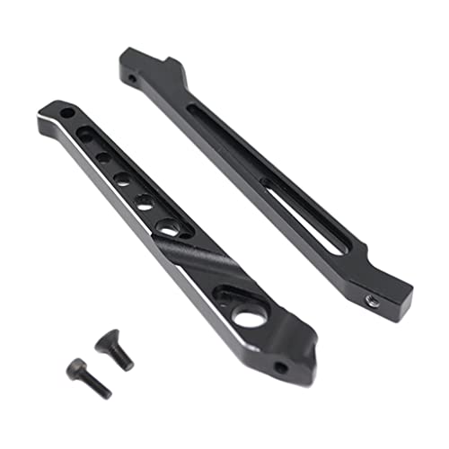 Aluminum Alloy Chassis Brace Support Kit for ARRMA 1/8 RC Truck - Stronger Stability & Exquisite Design - Metal Upgrade Parts for Remote Control Hobby Model - Black - color: Black