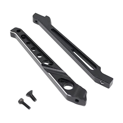 Aluminum Alloy Chassis Brace Support Kit for ARRMA 1/8 RC Truck - Stronger Stability & Exquisite Design - Metal Upgrade Parts for Remote Control Hobby Model - Black - color: Black