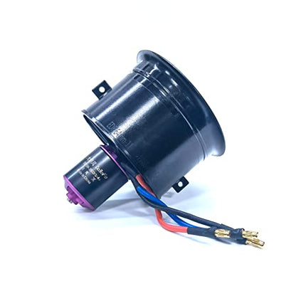 EDF 64mm 3S 3900KV 11 Blades 12.6V Electric Ducted Fan, Hobby RC Jet Engine Propeller, RC Car Engine Parts, High Speed Brushless Motor, Remote Control Model, Replacement Airplane Parts DIY - style: 64mm EDF with 3S/3900KV motor
