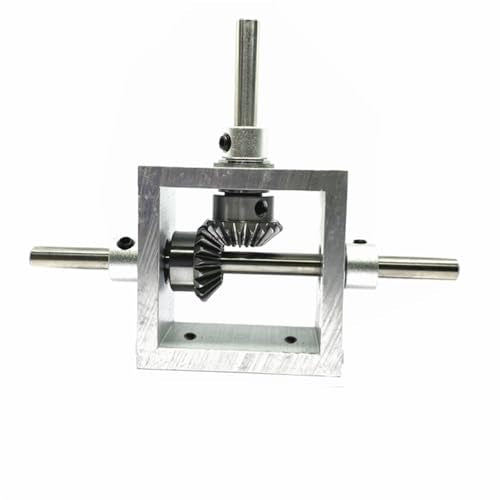 1:1 Right Angle Bevel Gearbox 1 Module 20 Teeth 90° Angle Drive Steering Gear Device Simple Mechanical DIY Module with 6mm Shaft - size: 6mm shaft, style: 1 output shaft