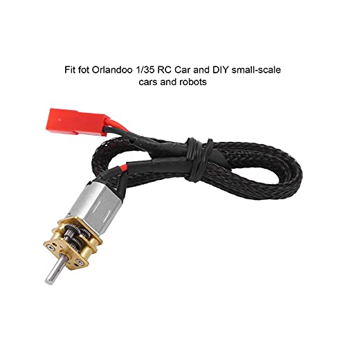 N20 DC Geared Motor, 300 RPM Speed Reduction, RC Car Motor, Compact Size for DIY Hobbyists, Small-Scale, and Robotics Projects